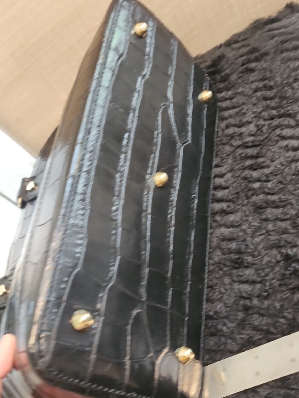 Pratesi FIRENZE Leather Satchel with Gold Hardware - Picture 4 of 6